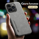 Capa de Couro para iPhone XeE