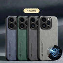 Capa de Couro para iPhone XeE