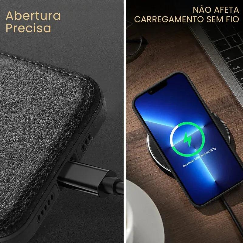 Capinha de iPhone de Couro MZ23