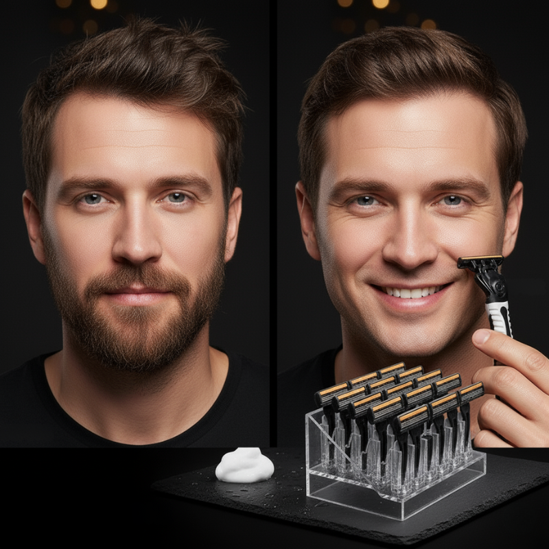 Aparelho de Barbear Z3 + 18 lâminas refil - Kit Promocional