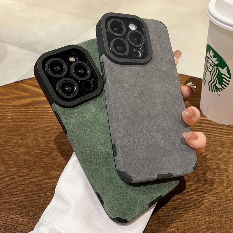 Case de Couro para Iphone Forge