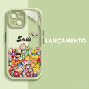 Novidade, capa protetora anti-queda fofa e requintada para celular