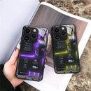 Capa de vidro para telefone com placa de circuito